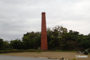 製糖工場跡（煉瓦製の煙突）
